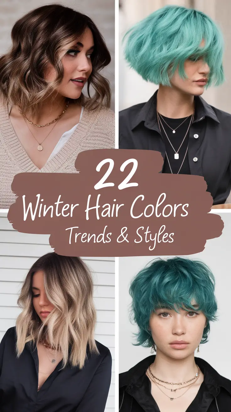 Winter Hair Colors 2025–2026 Trends & Styles: Cool, Soft & Bright Ideas for Blondes and Brunettes