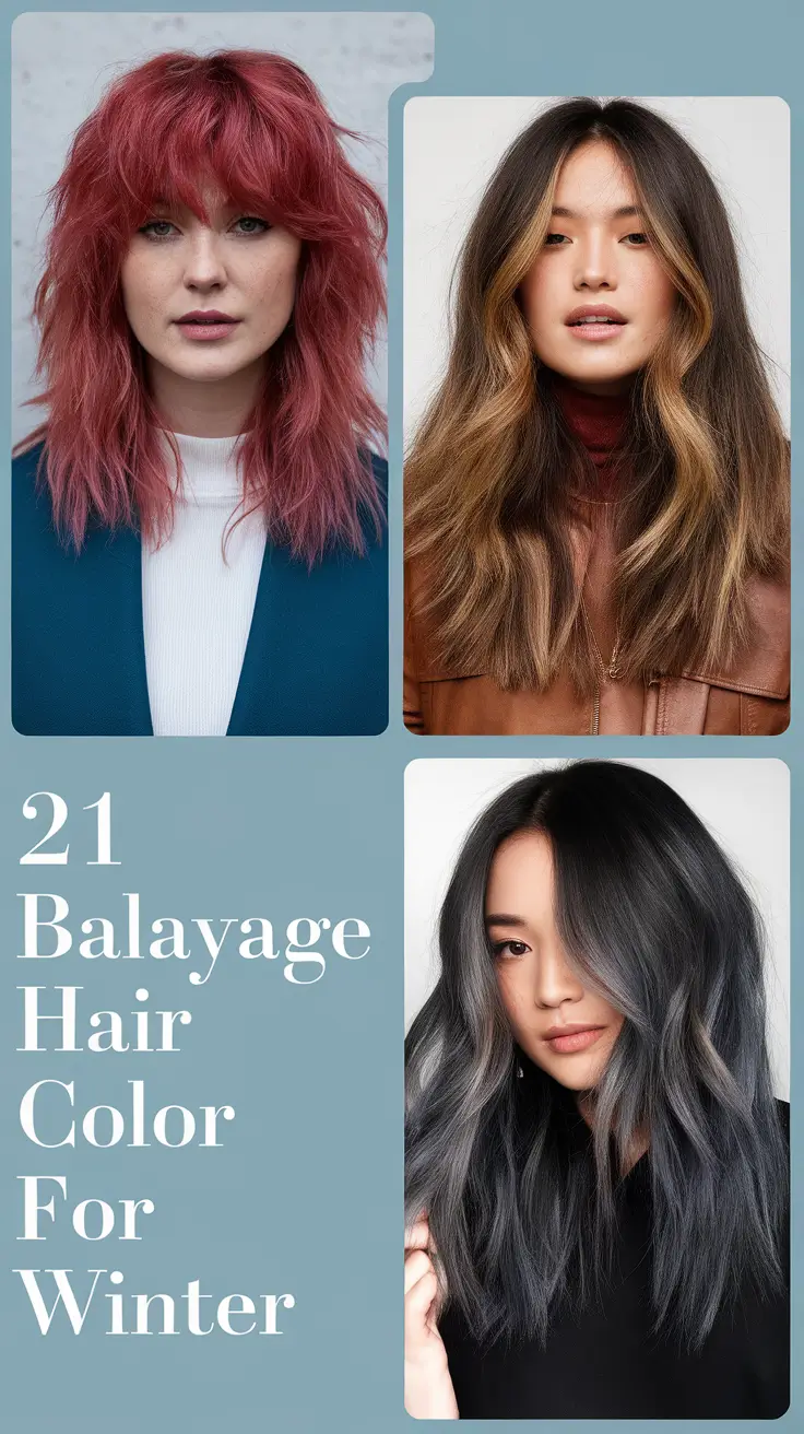 Balayage Hair Color for Winter 2025–2026: Bright, Brunette & Blond Ideas with Caramel Highlights