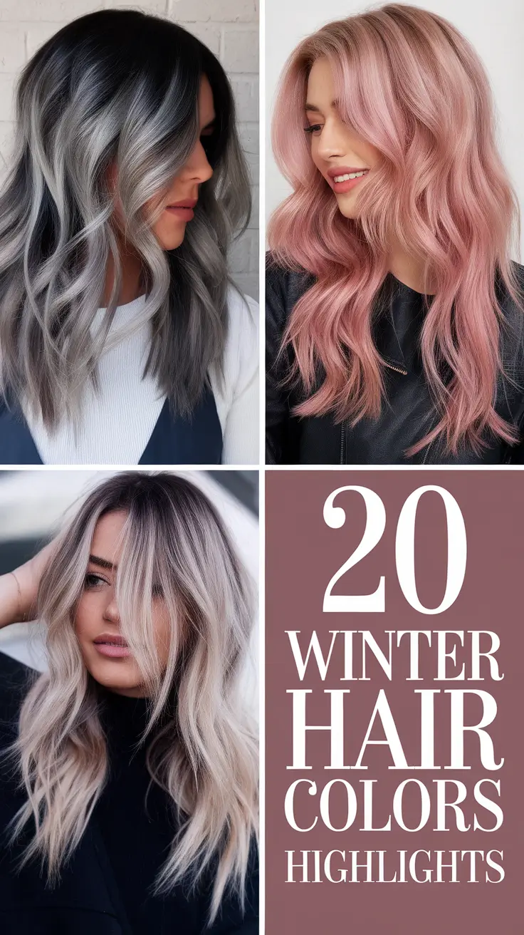 Winter 2025–2026 Hair Colors Highlights: Cool Brunette and Bright Blonde Ideas to Refresh Your Look