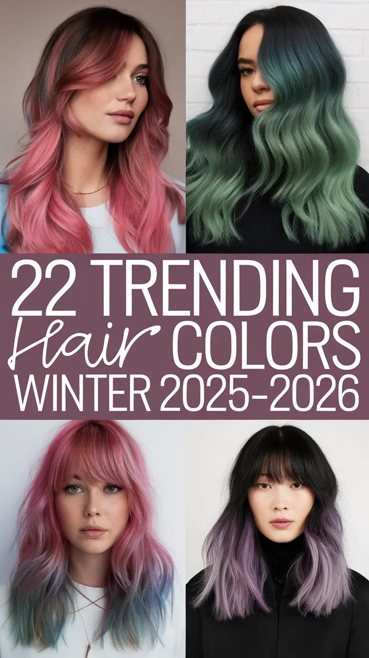 Trending Hair Colors Winter 2025–2026: Chic Trends for Women to Try This Season