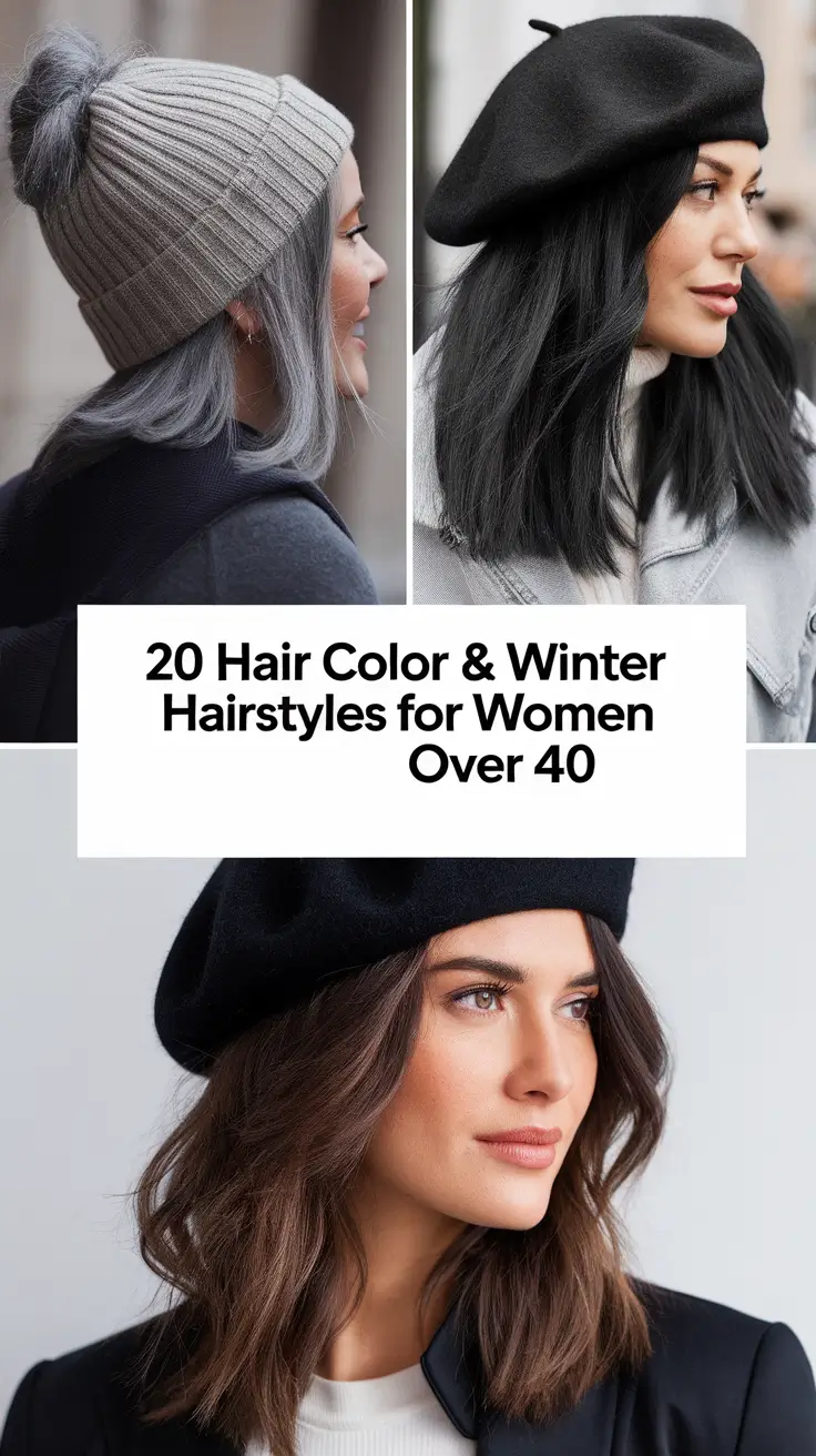 Hair Color & Winter Hairstyles for Women Over 40: 2025–2026 Guide to Modern & Elegant Looks