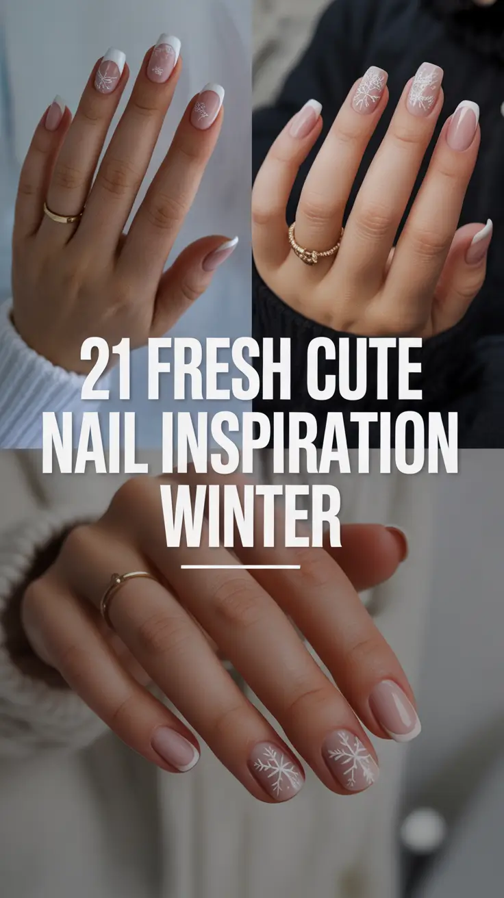 Fresh Cute Nail Inspiration Winter 2025–2026: Simple & Trendy Designs You’ll Love