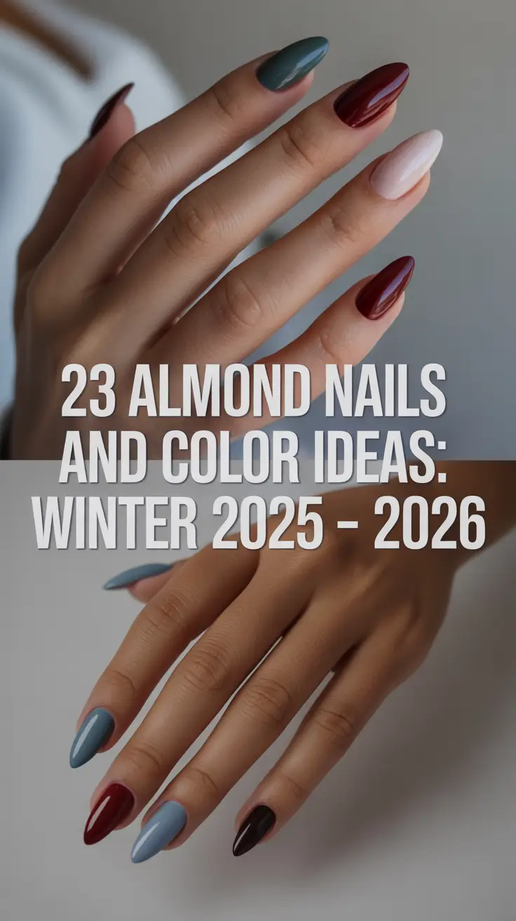 Almond Nails and Color Ideas: Winter 2025–2026 — Classy Gel Looks for the Holiday Season