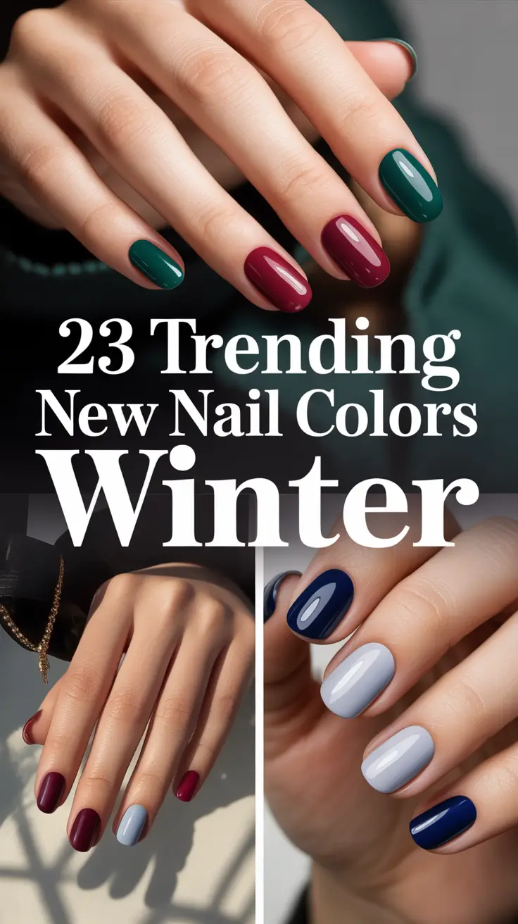 Trending New Nail Colors Winter 2025–2026: The Chicest Ombre and Color Trends to Try This Season