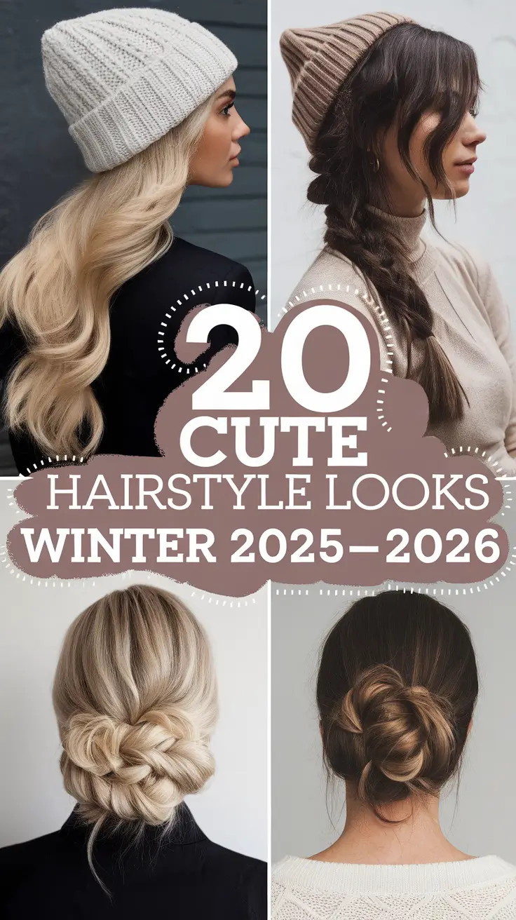 Cute Hairstyle Looks Winter 2025–2026: Easy Ideas for Short, Medium & Long Hair