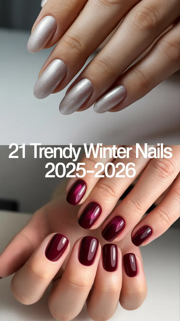 Trendy Winter Nails 2025–2026: Fresh Designs, Inspo & Colors to Try This Season