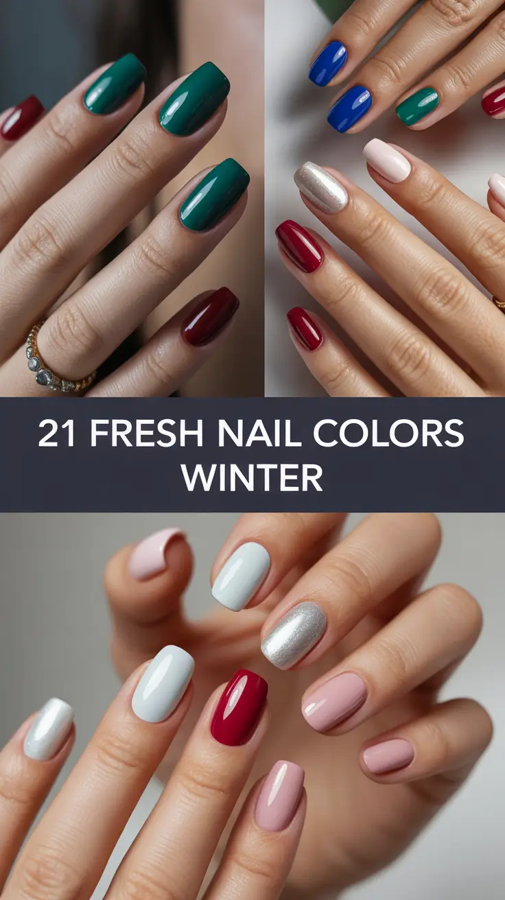 Fresh Nail Colors Winter 2025–2026: Chic Gel & Acrylic Designs for Every Mood