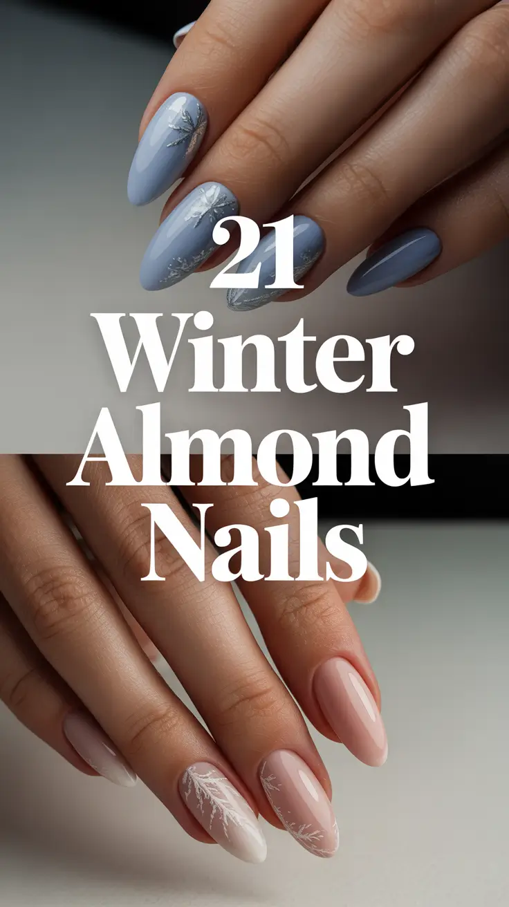 Winter Almond Nails 2025–2026: Classy & Simple Designs for Every Winter Mood