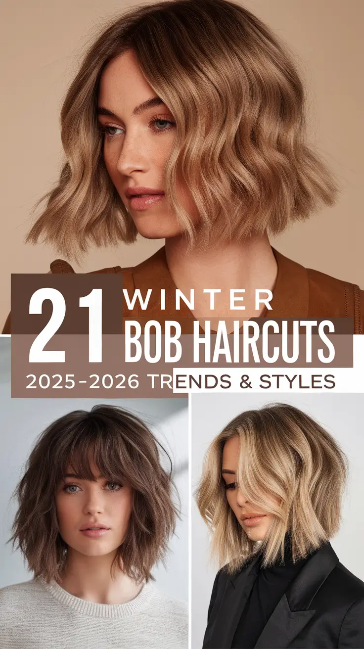 Winter Bob Haircuts 2025: Chic Short Styles and Hair Color Trends