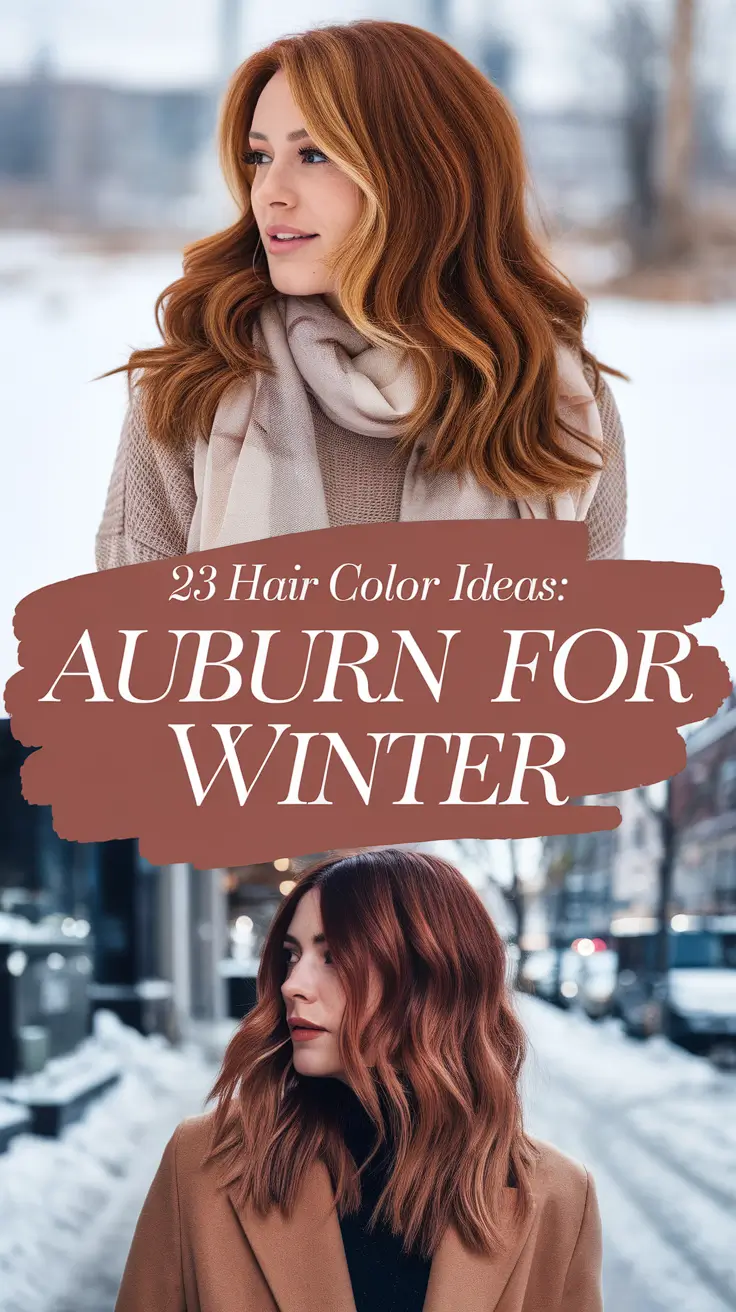 Hair Color Ideas: Auburn for Winter 2025–2026 — Warm, Glowing Shades to Inspire Your Next Look