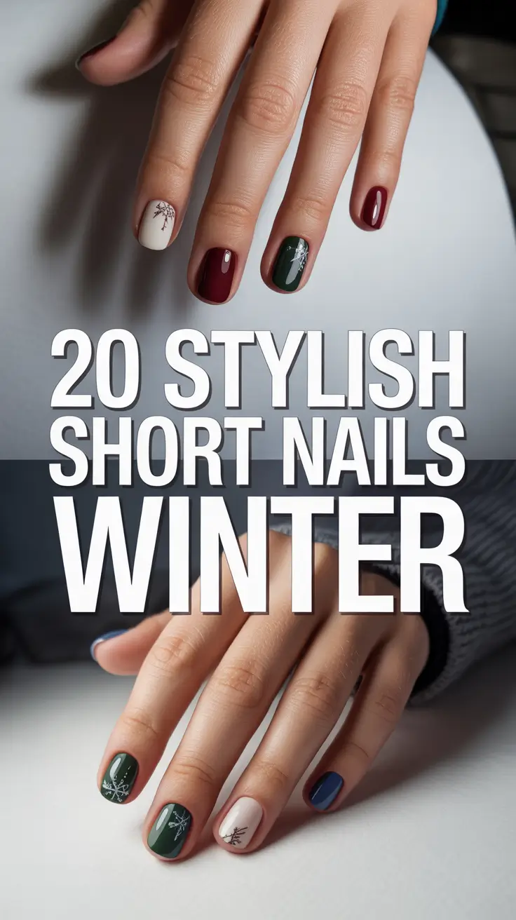 Stylish Short Nails Winter 2025–2026: Cute, Simple & Trendy Ideas You’ll Love This Season