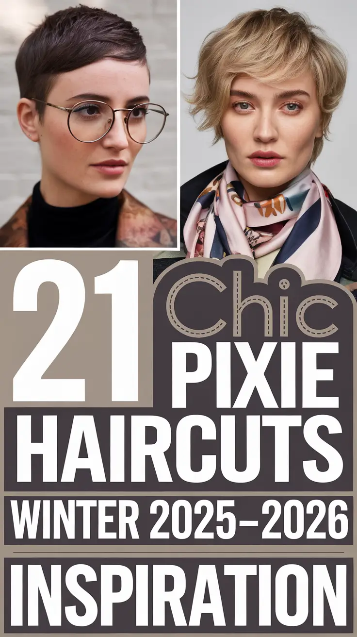 Chic Pixie Haircuts Winter 2025–2026 Inspiration: 21 Stunning Short Styles to Try Now