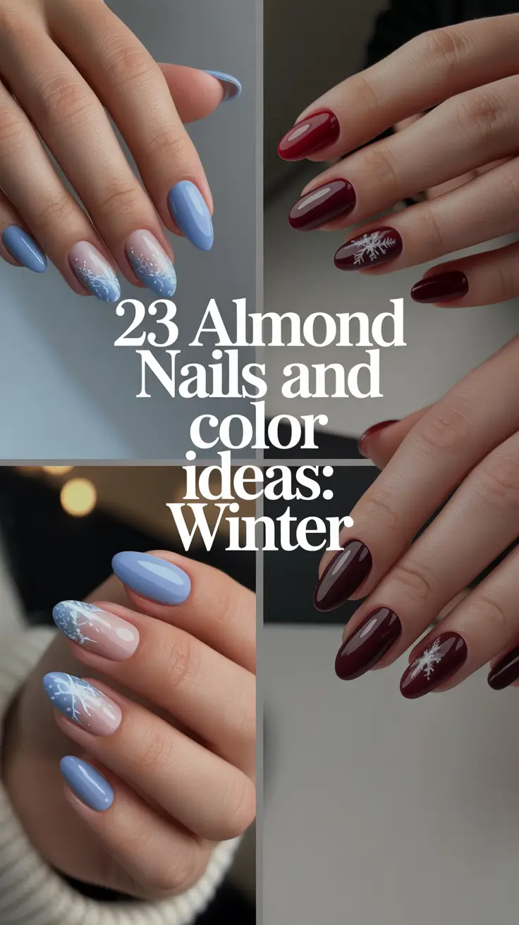 Almond Nails and Color Ideas: Winter 2025–2026 — Classy Gel Looks for the Holiday Season