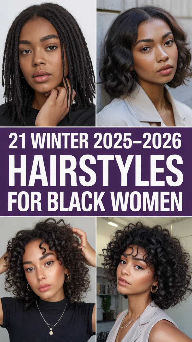 Winter 2025–2026 Hairstyles for Black Women: Braids, Wigs, Weaves & More