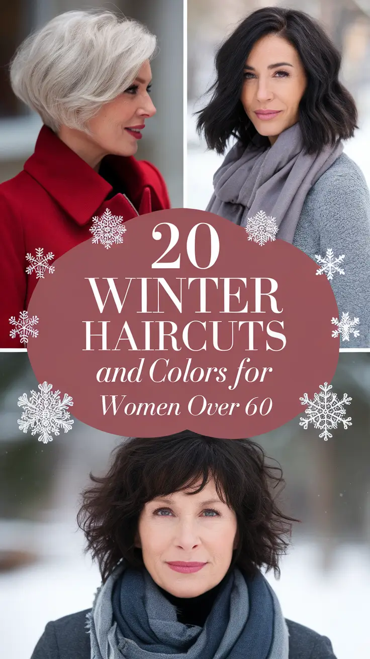 Winter 2025–2026 Haircuts and Colors for Women Over 60: Trendy Short, Medium, and Grey Styles