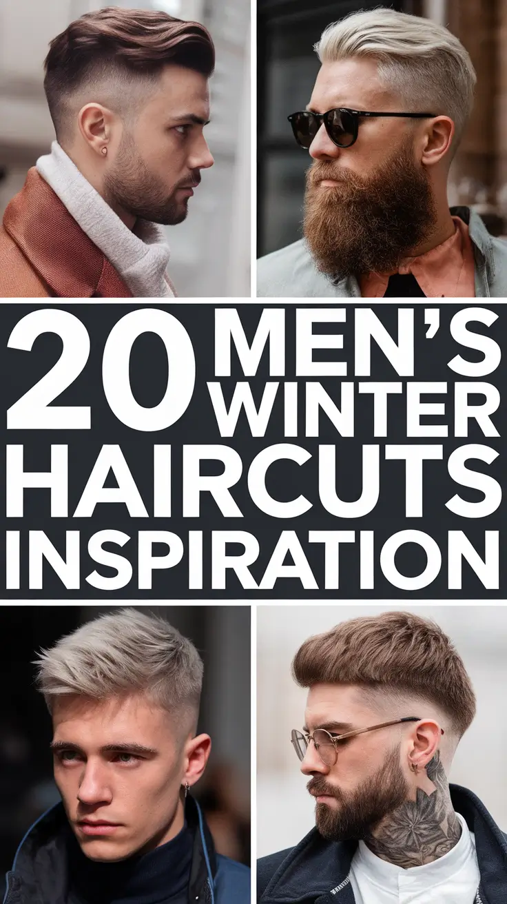 Men’s Winter Haircuts 2025–2026 Inspiration: Short, Medium & Long Styles for Every Season