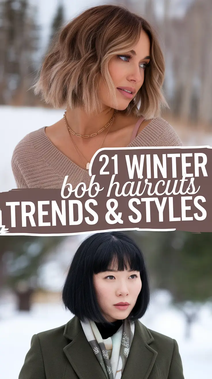 Winter Bob Haircuts 2025: Chic Short Styles and Hair Color Trends