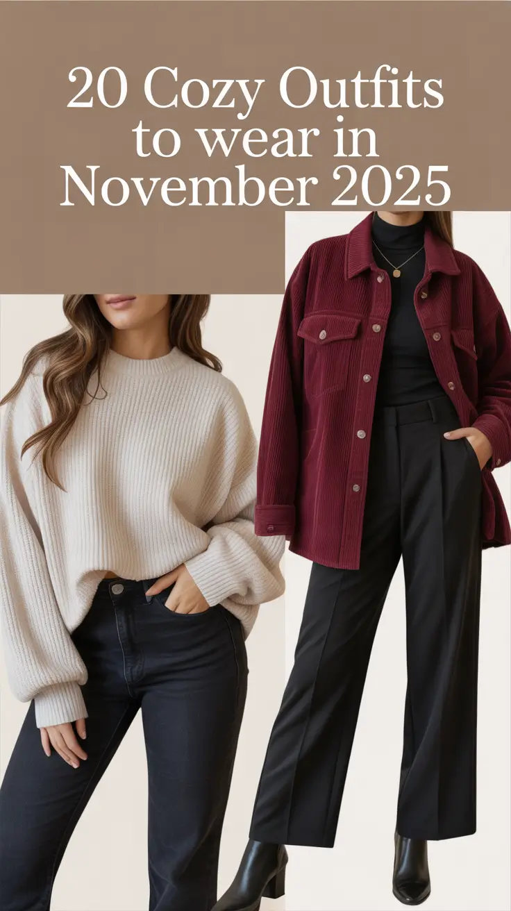 Cozy Outfits to Wear in November 2025: Chic Ideas for Everyday Style
