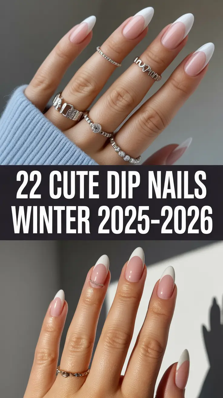 Cute Dip Nails Winter 2025–2026: Cozy, Chic & Trendy Nail Ideas for the Cold Season