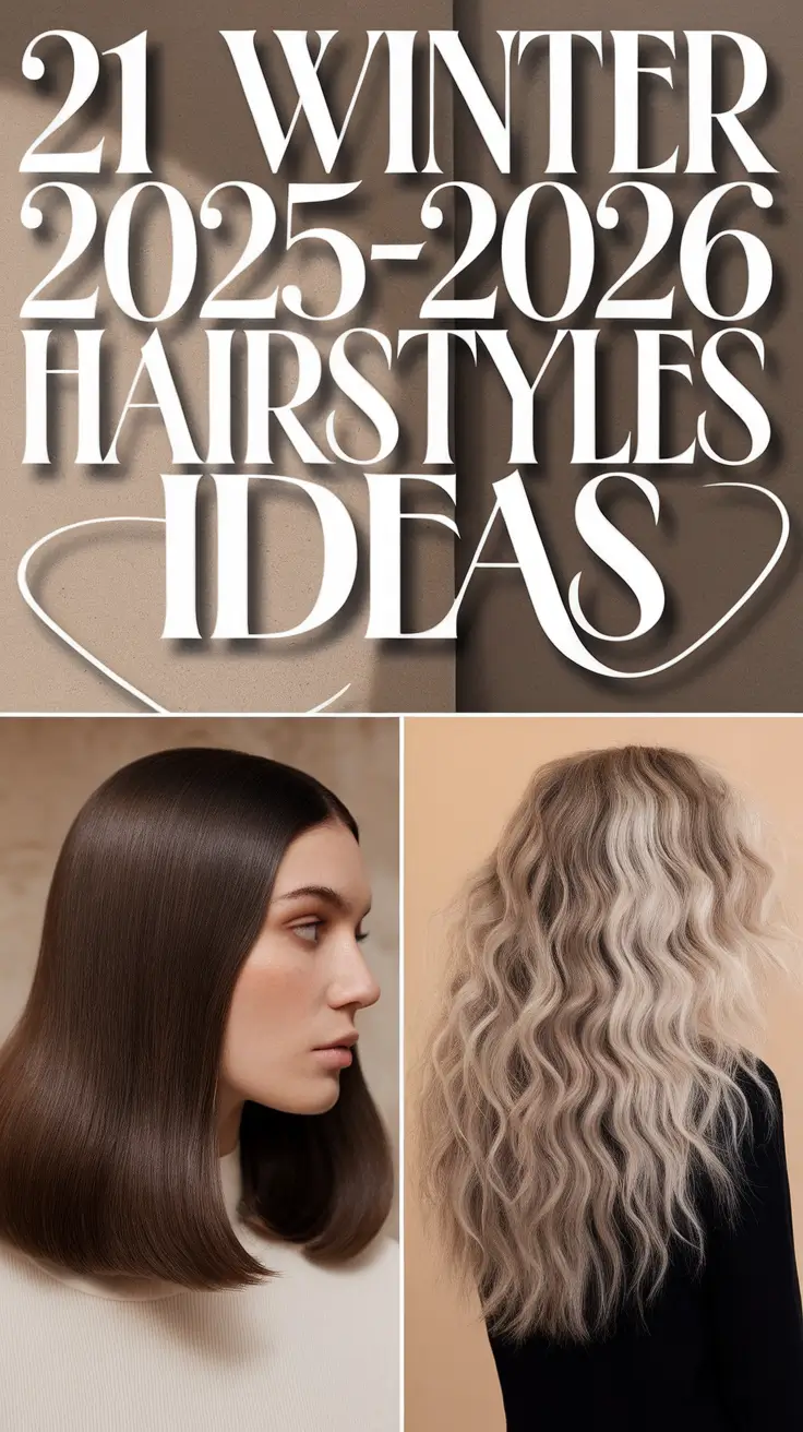 Winter 2025–2026 Hairstyles Ideas: Cute and Elegant Inspo for Every Hair Type