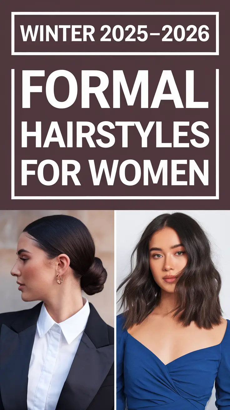 Winter 2025–2026 Formal Hairstyles for Women: Long, Medium & Short Hair Ideas