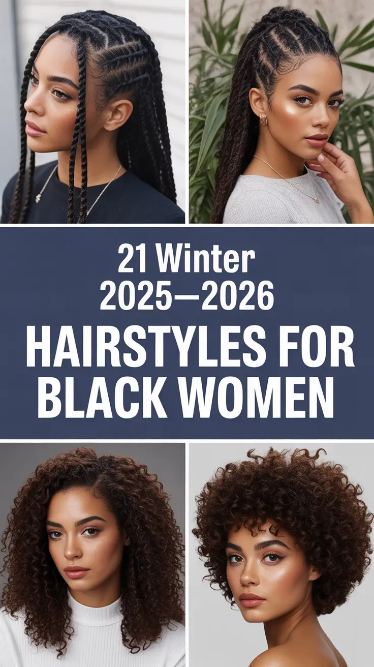 Winter 2025–2026 Hairstyles for Black Women: Braids, Wigs, Weaves & More