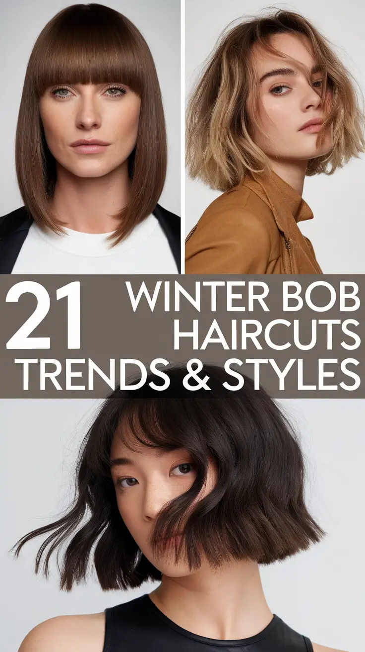 Winter Bob Haircuts 2025: Chic Short Styles and Hair Color Trends