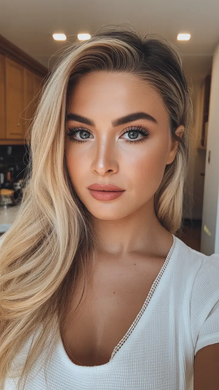 soft winter hair colors 2025 2026 Golden Cream Blonde