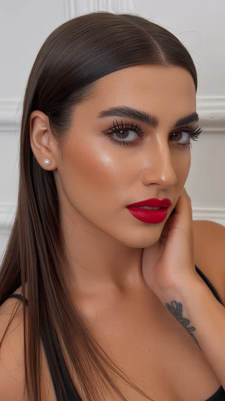 trending winter hair colors Glossy Espresso Shine