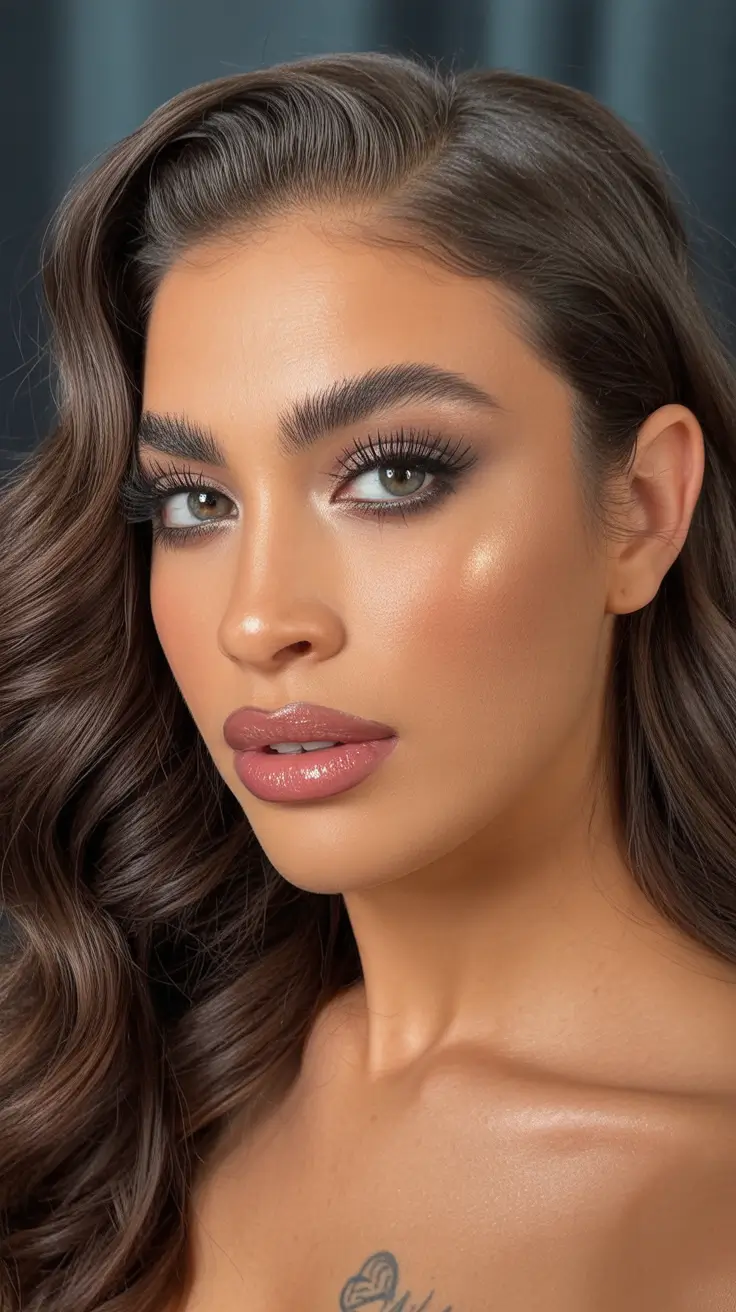 trending winter hair colors Chocolate Luxe Waves