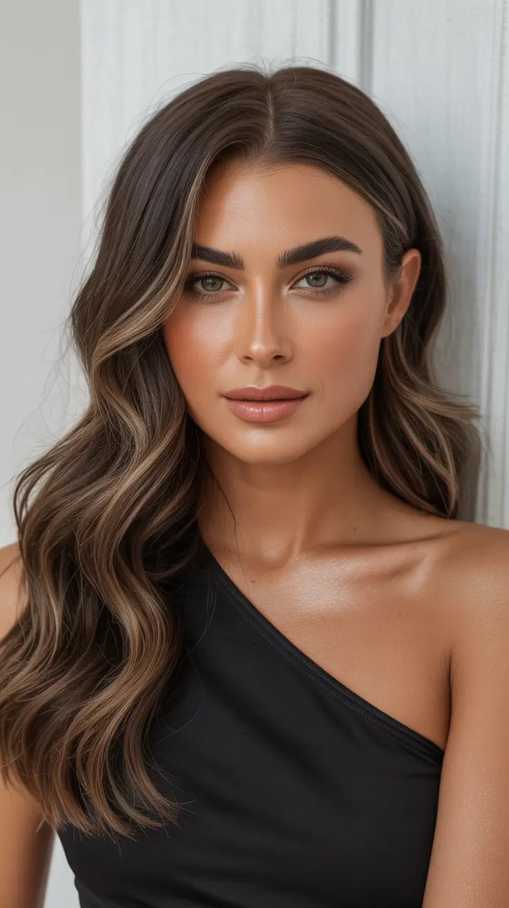 brown hair colors winter Smoky Caramel Balayage