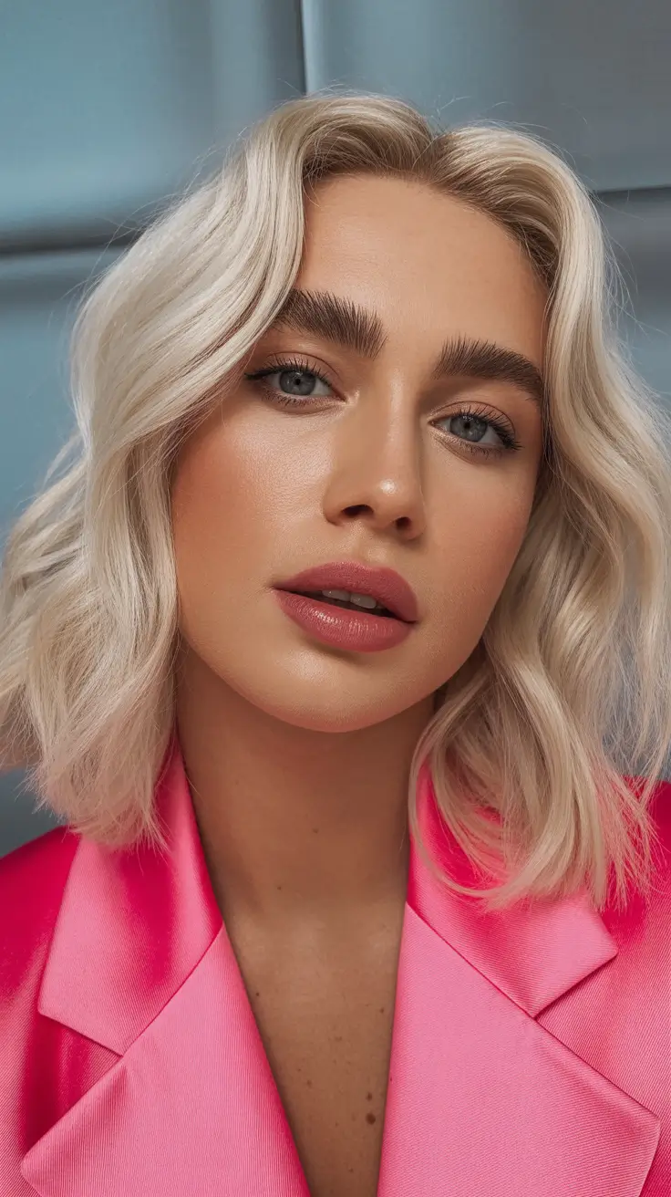 hair colors for blondes winter Champagne Blonde Waves
