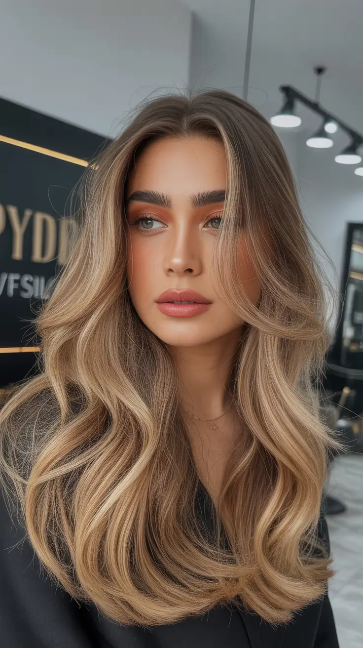 fall winter hair colors for blondes Soft Mocha Blonde