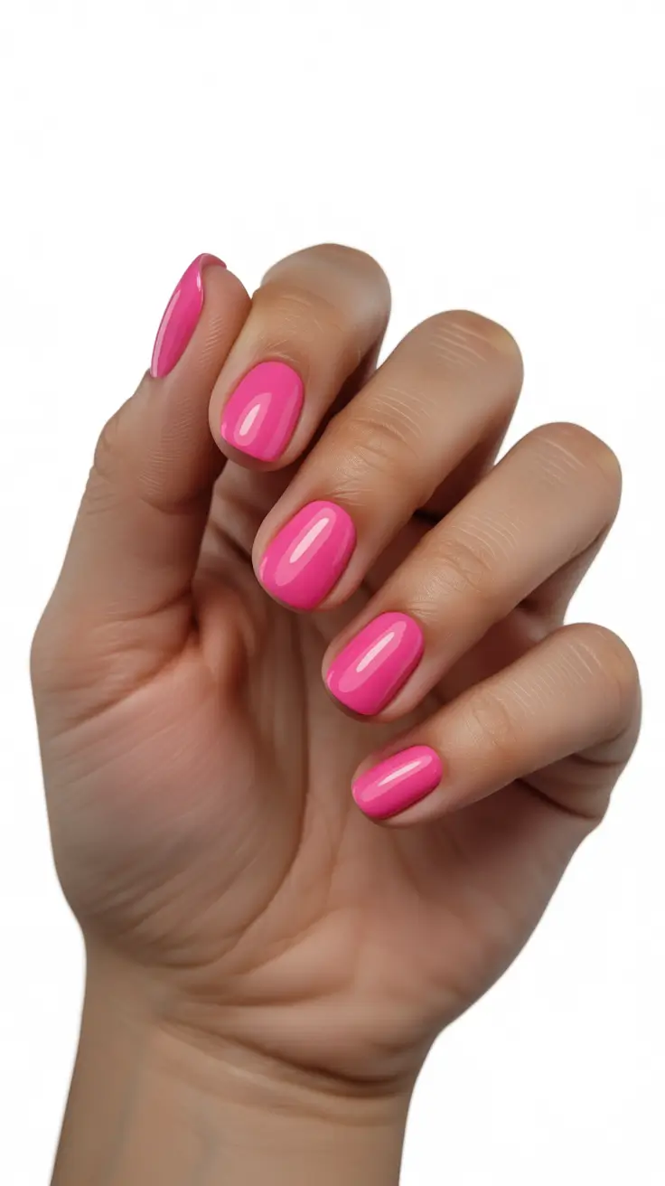 Trendy Pink Winter Nails 2025-2026 Blushing Bubblegum Pop
