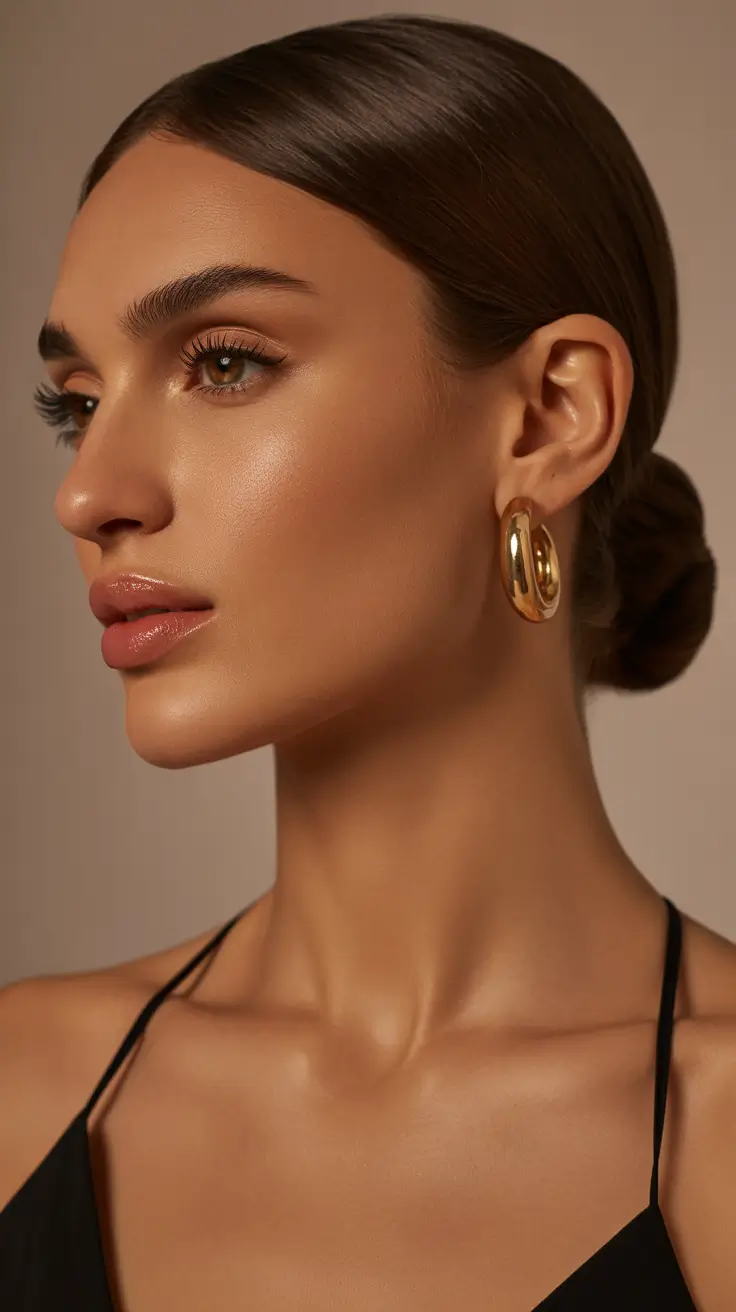 winter formal hairstyles bun Sleek Low Chignon
