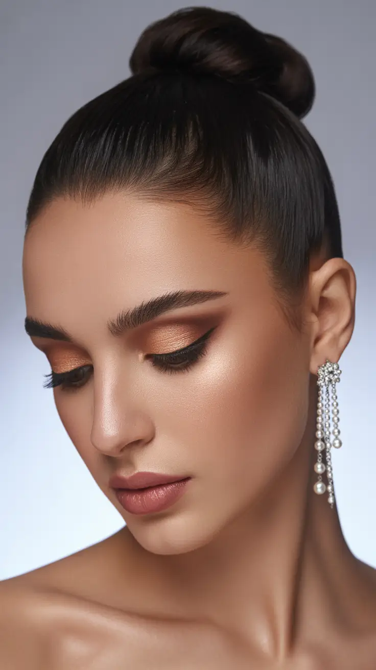 winter formal hairstyles updo Classic Ballerina Bun
