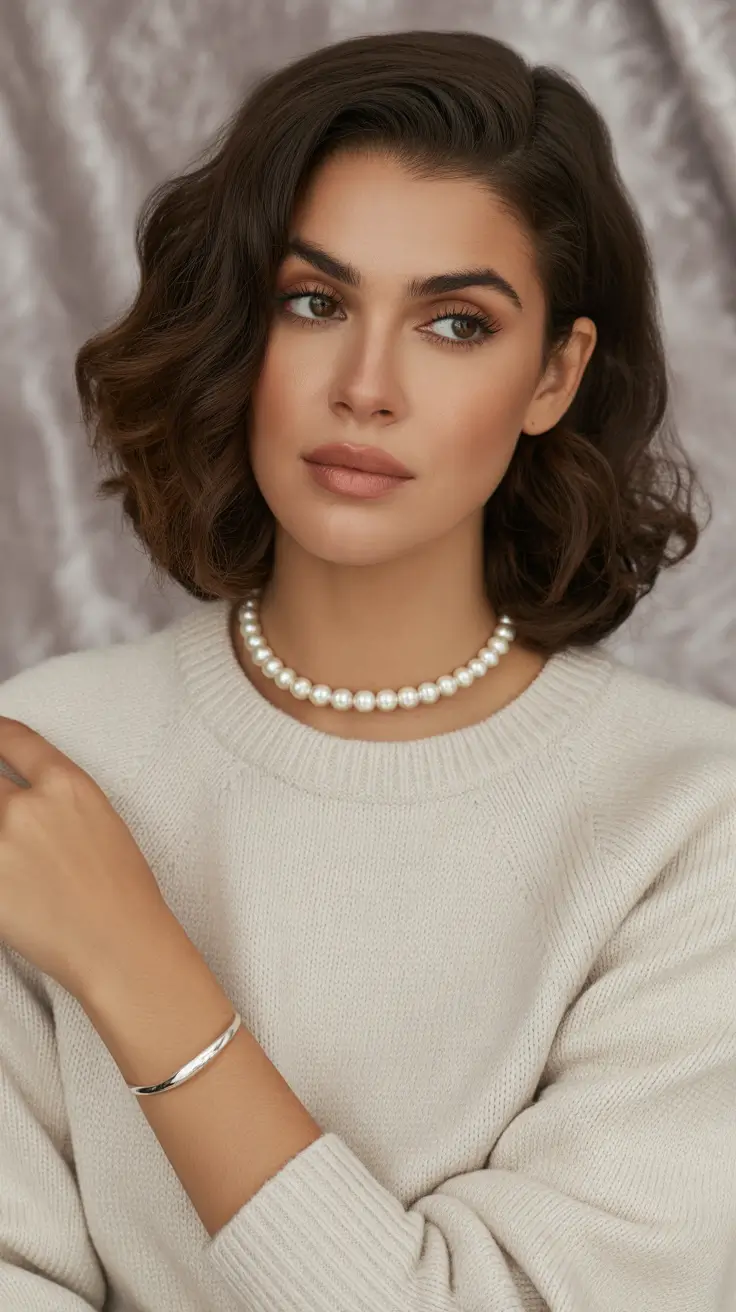 winter formal hairstyles short hair Soft Curled Bob