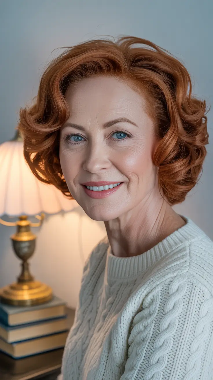 red curly bob 2025