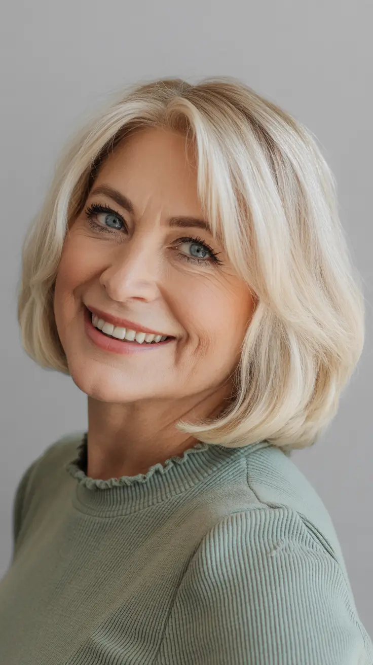 medium short blonde 2025