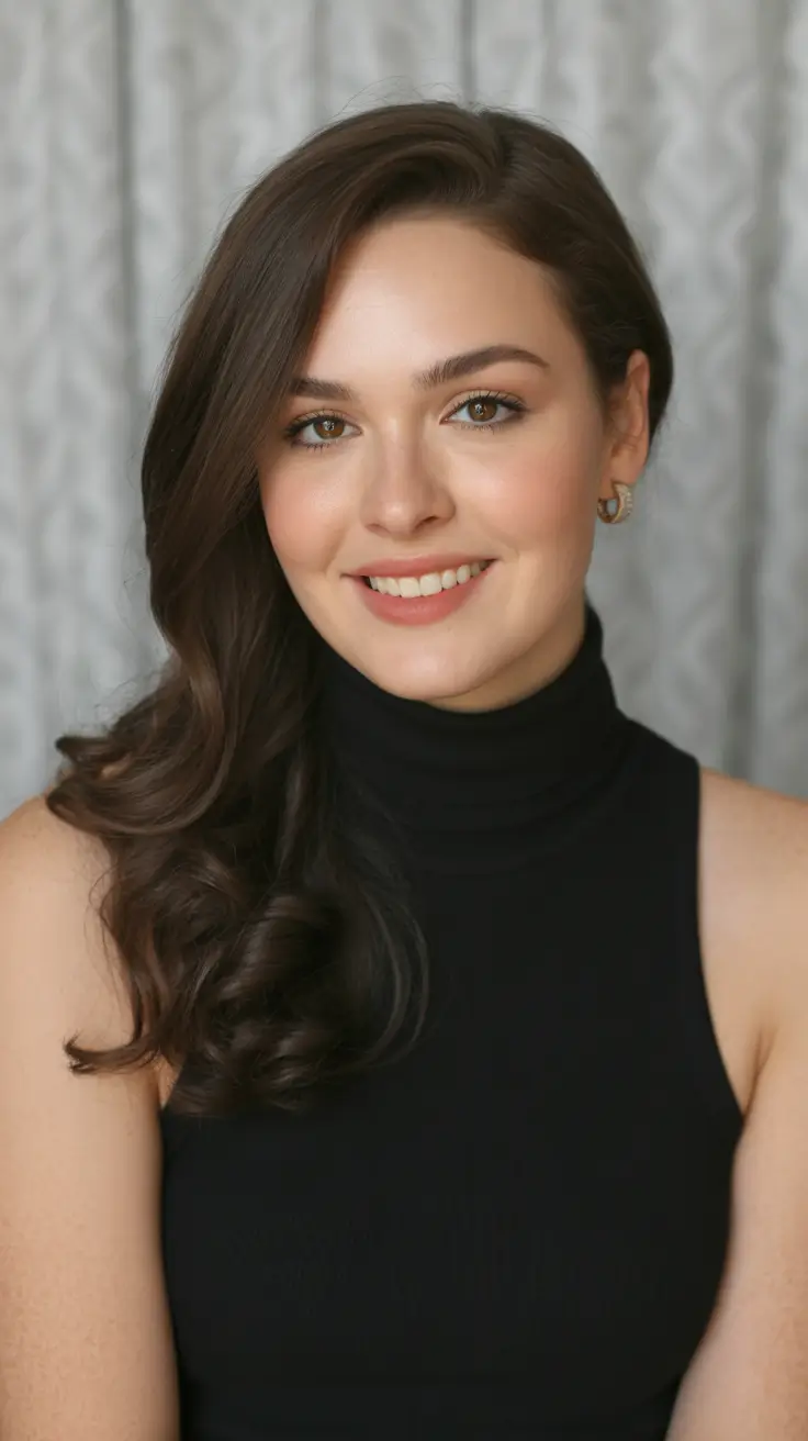 Winter 2025-2026 Hairstyles Ideas Side Swept Waves