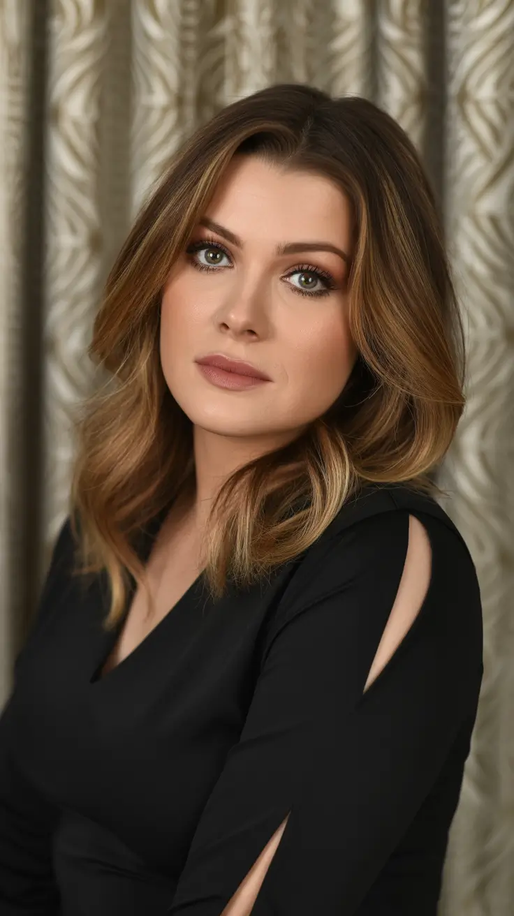Winter 2025-2026 Hairstyles Ideas Ombre Medium Layers