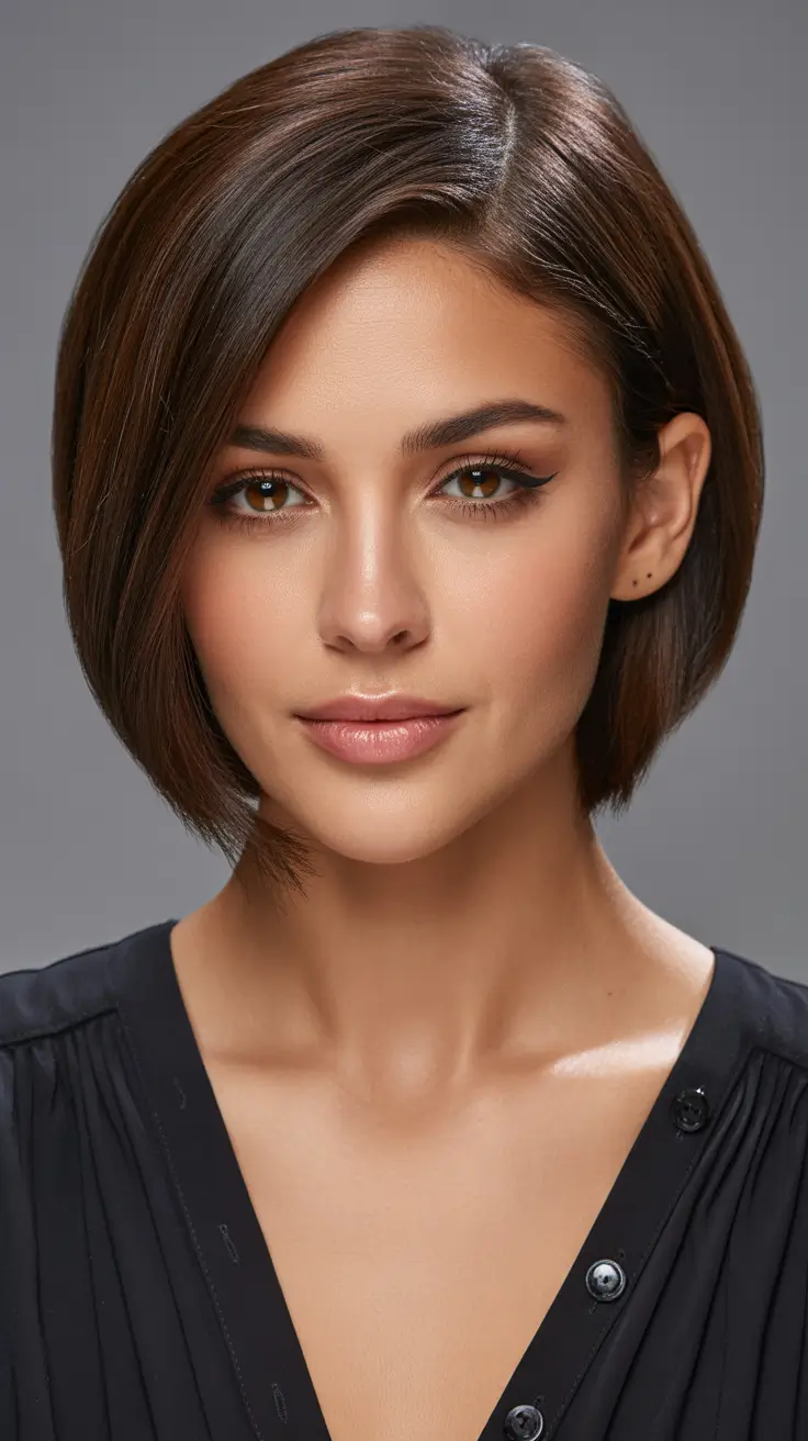 Winter 2025-2026 Hairstyles Ideas Angled Bob