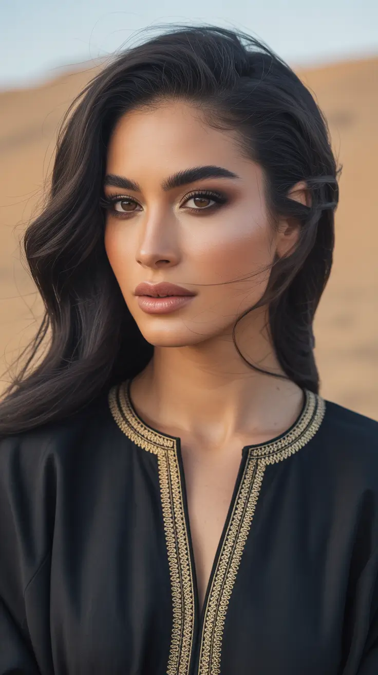winter hair colors for brunettes Midnight Silk Waves