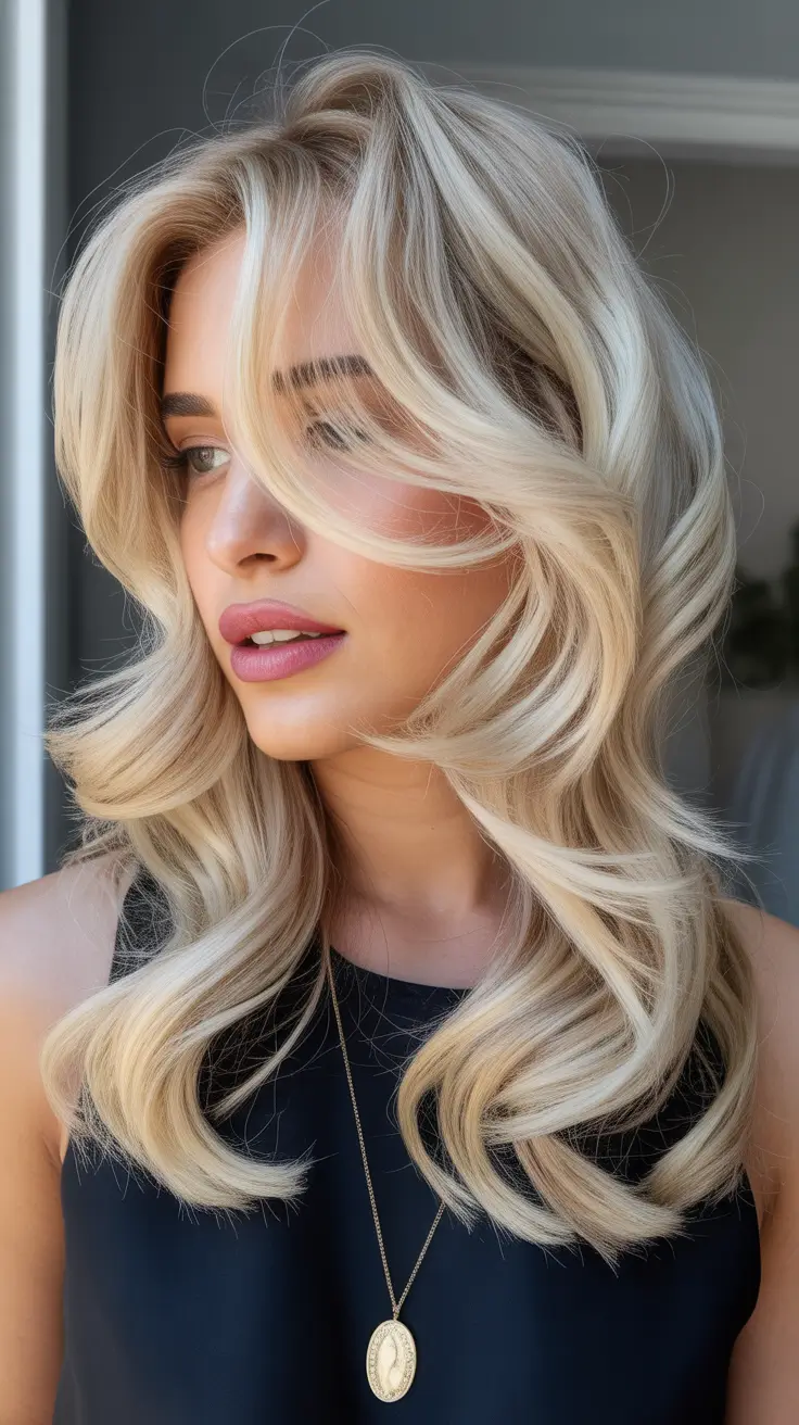 Winter Hair Colors 2025 2026 Trends Styles Velvet Blonde Waves