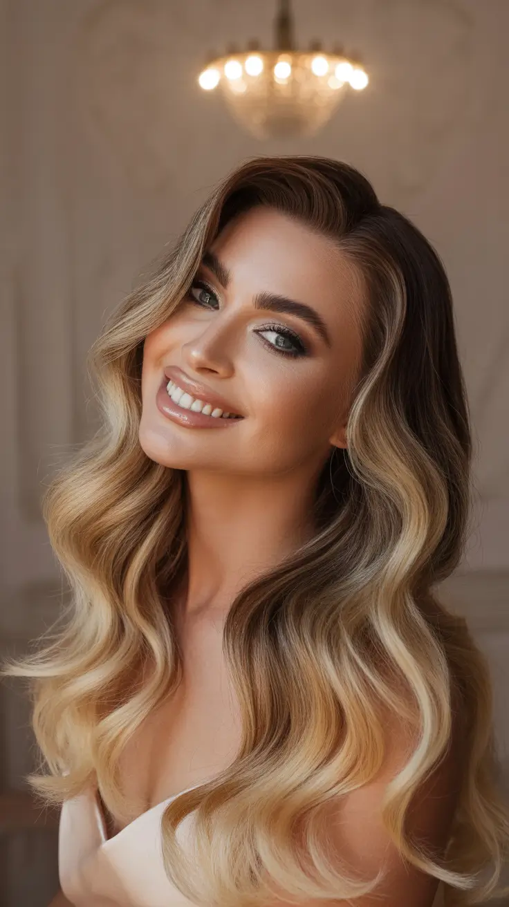 winter hair colors 2025 2026 trends styles Golden Luxe Balayage