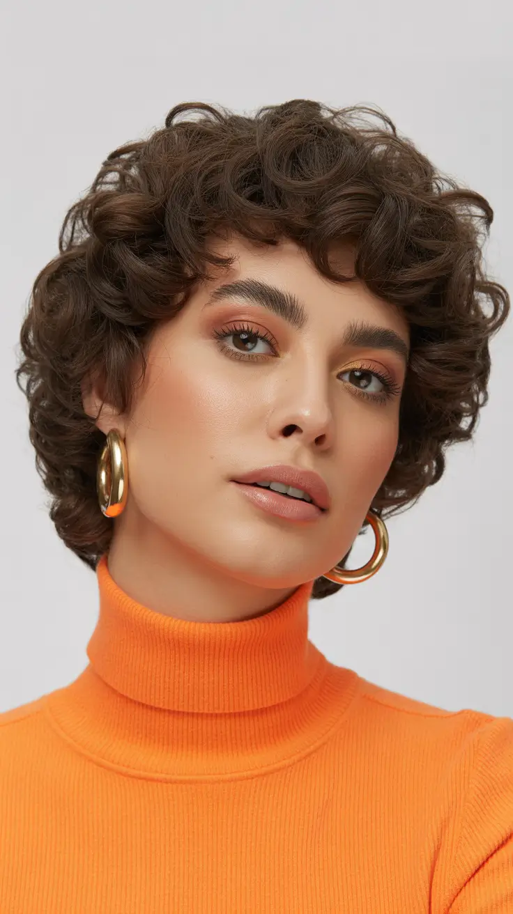 winter hair colors 2025 2026 trends styles Short Cocoa Curls