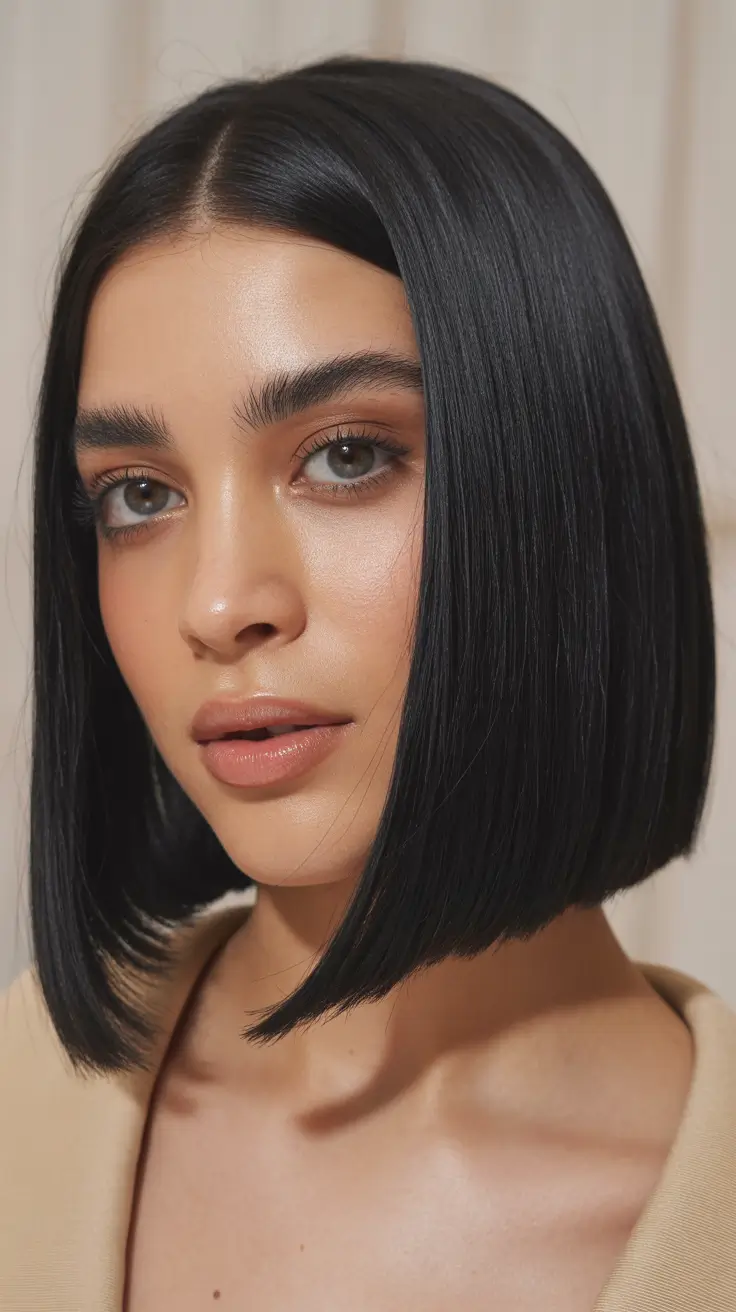 Winter Hair Colors 2025 2026 Trends Styles Liquid Jet Precision Bob
