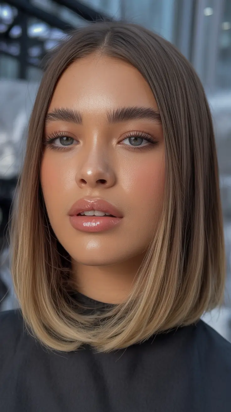 winter hair colors 2025 2026 trends styles Smoky Espresso Bob
