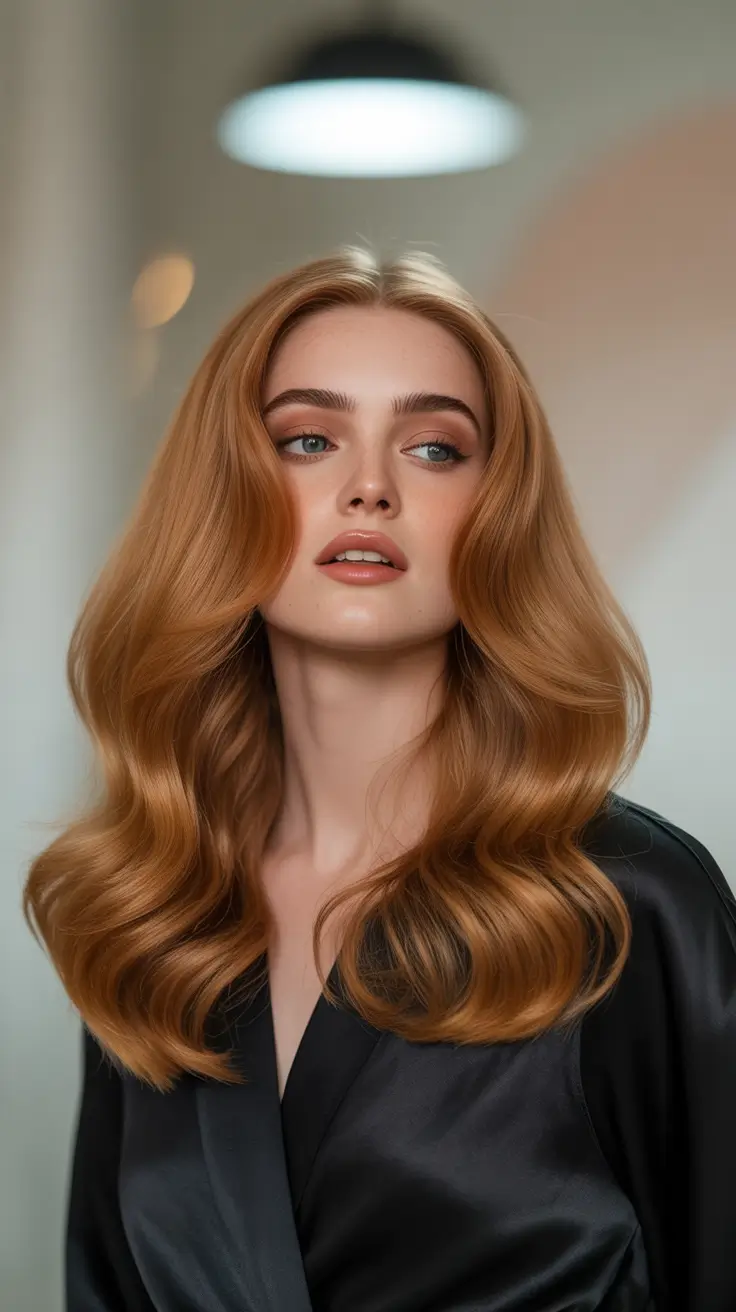 Auburn hair color 2026 Butterscotch Auburn Glamour