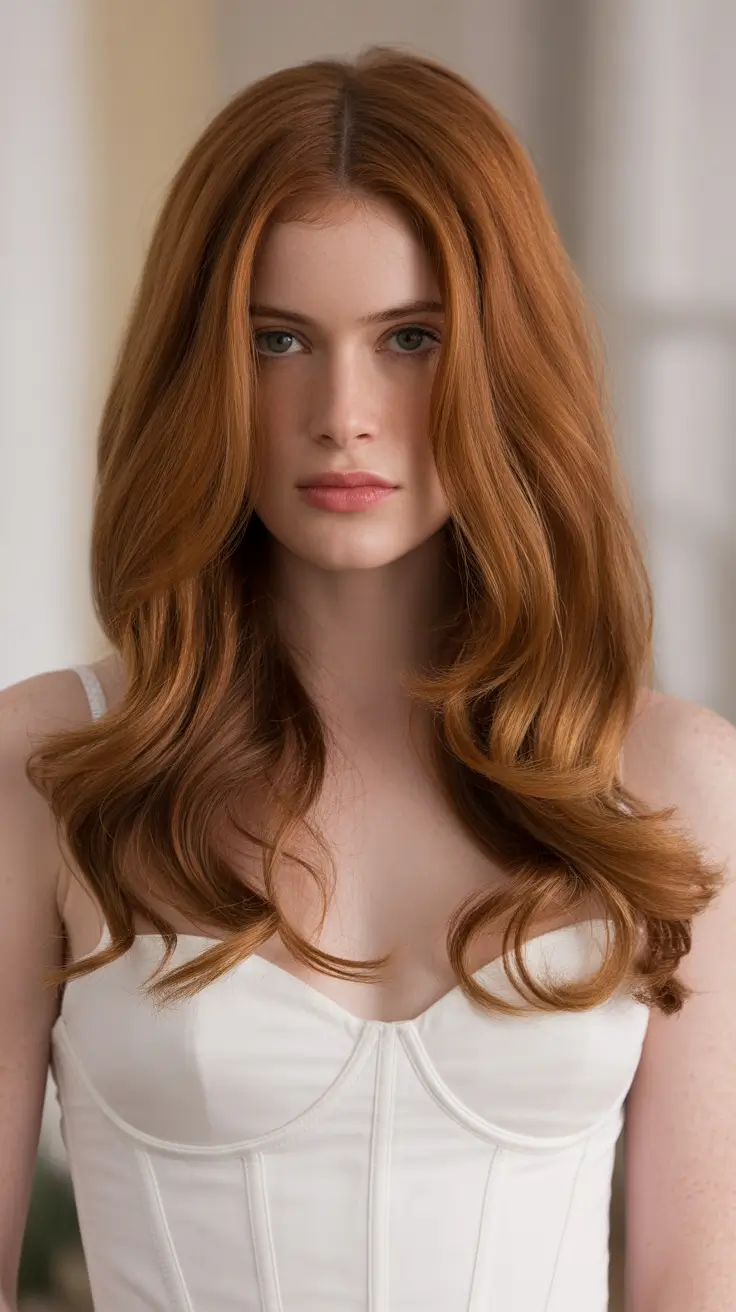 Auburn hair color 2026 Classic Auburn Romance